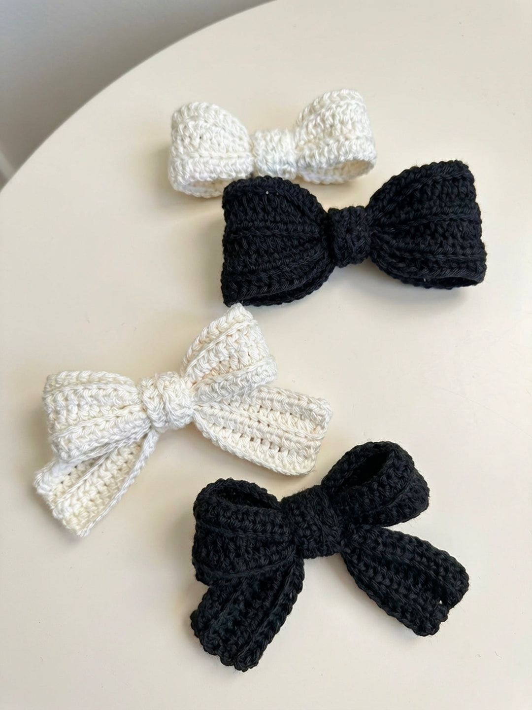The NYE Bow: Hand Crocheted Bows/Bow Ties