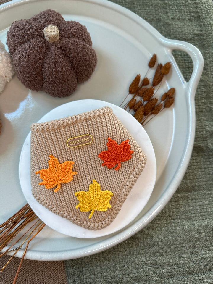 Crochet Leaf Bandana