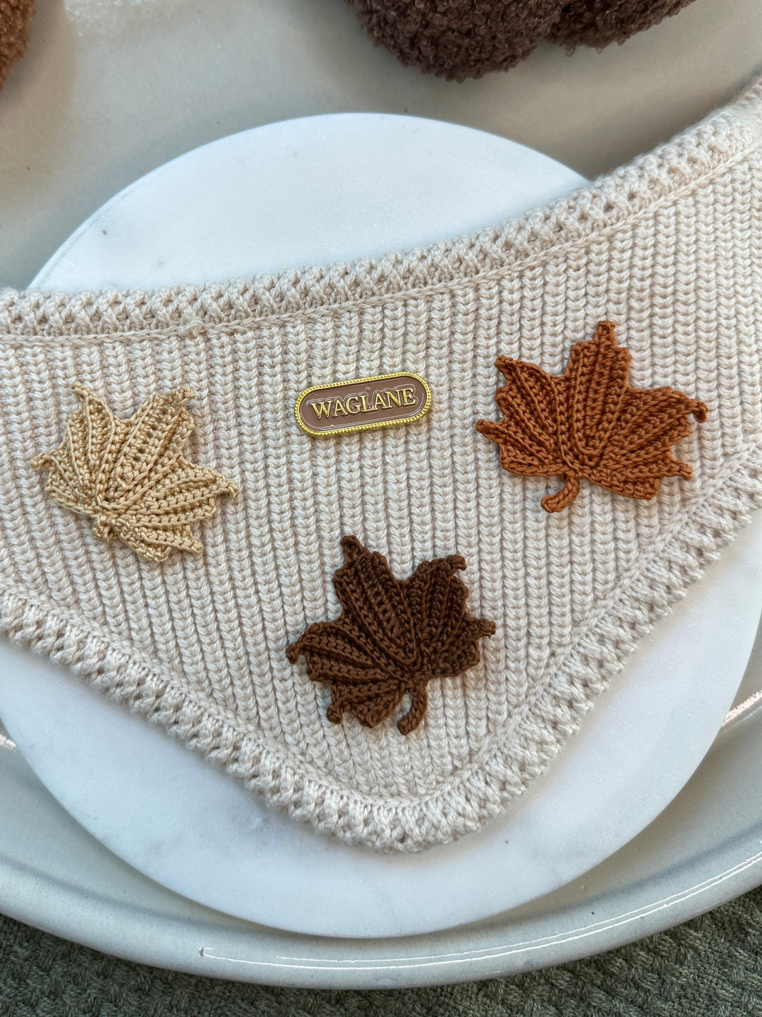 Crochet Leaf Bandana