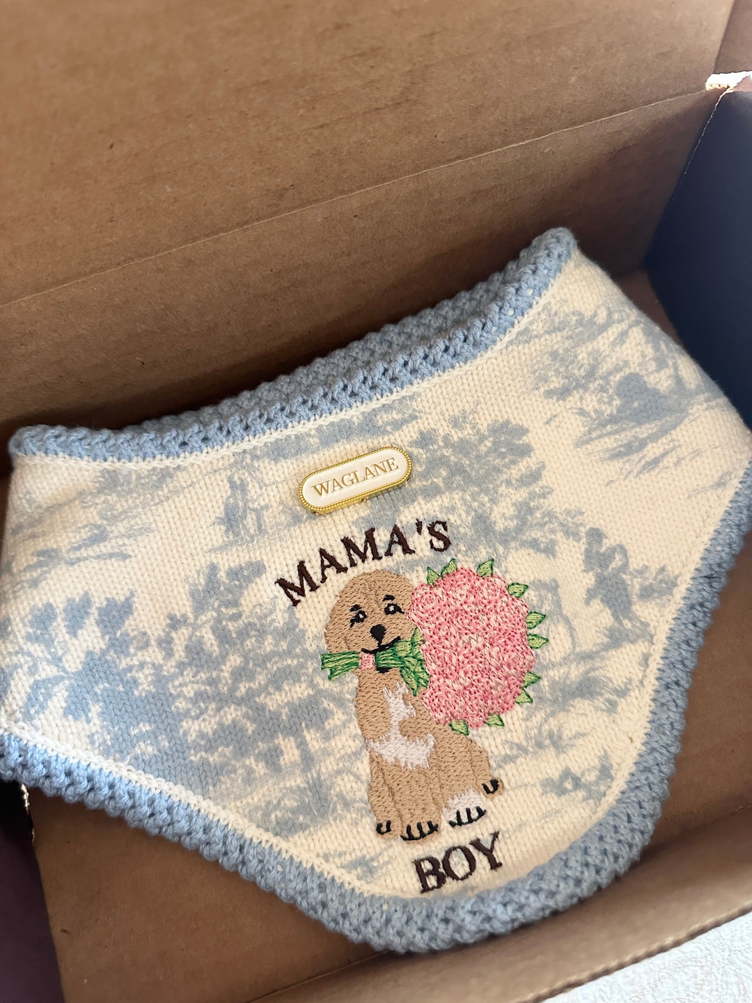 Custom Dog Portrait Embroidery - Keepsake Collection Add-on (bandana required)