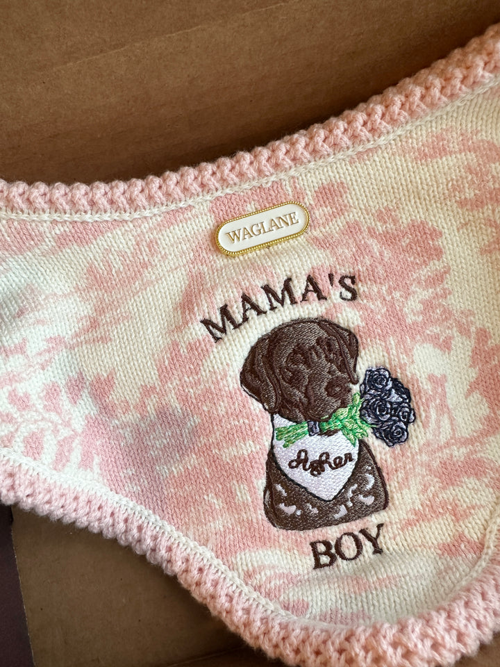 Custom Dog Portrait Embroidery - Keepsake Collection Add-on (bandana required)