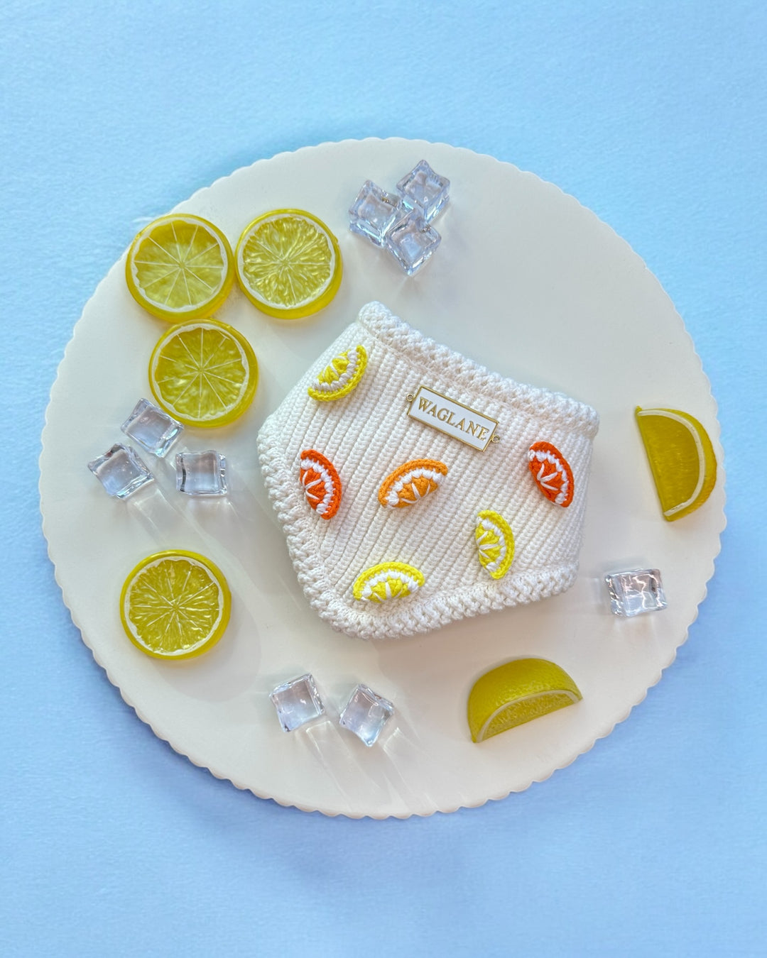Aperol Summer Lemon Dog Bandana